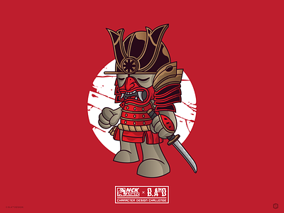 B.A™ X NickAutomatic art artwork character design digital illustration graphic design illustration samurai