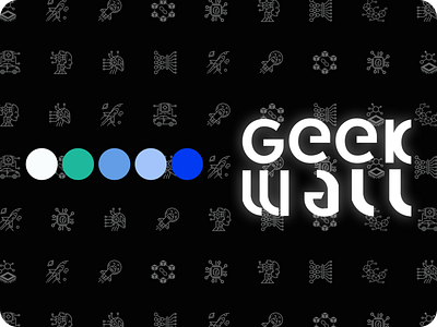 Geek Wall Logo Work & Branding