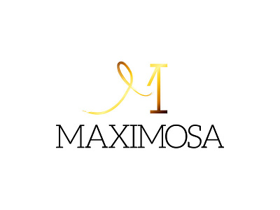 Maximosa Logo Concept 4 business design gold icon identity logo monogram online type