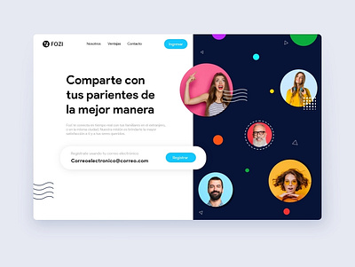 FOZI Web Design design ui uidesign uiinspiration uiux uiuxdesign ux uxlover visualdesign webdesign