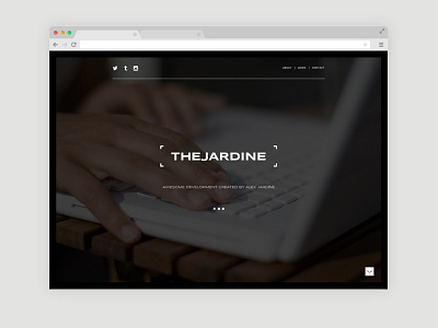 The Jardine Website branding logo typography websitedesign