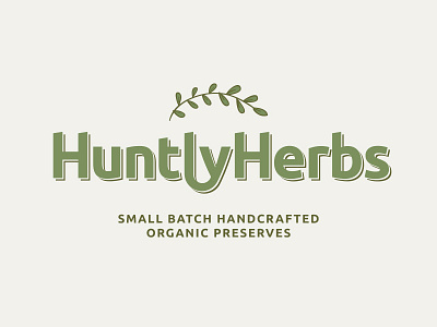 Huntly Herbs Brand brand identity logo