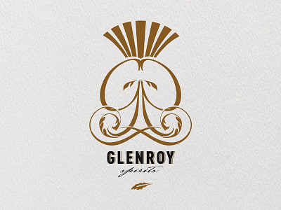 Glenroy Spirits Brand brand identity logo spirits