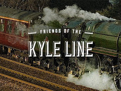 Friends of the Kyle Line brand creative design logo
