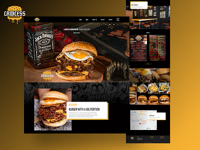 Lawless Burgerbar Jakarta adobexd burgers food restaurant uiuxdesign web ui webdesign