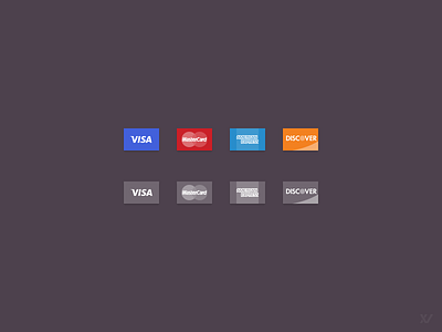 Credit Card Icons FREE PSD (Vector) card credit card flat free icons iconset psd ui