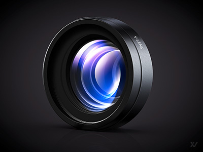 V-Lens Lens Icon app camera glass icon lens lenses mac reflection