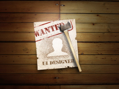 UI Designer Wanted Ad