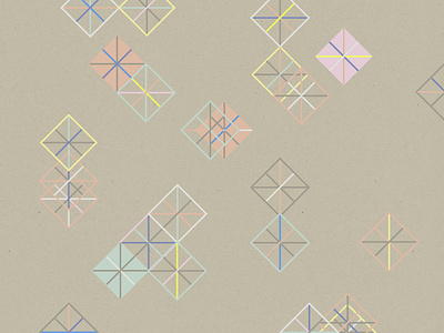 Sugar Diamonds design geometric graphic graphic design illustration kraft pattern pink shapes texture vector