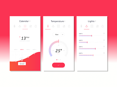 Confarm - Urban Farming App 2 app design farm minimal ui urban ux