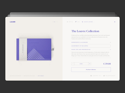 Ladurée - The Louvre Collection Web Design (Concept) bakery branding clean ecommerce gift box illustration macaron minimal online shop online store packaging design portfolio premium redesign shopping typogaphy ui design vector web design website