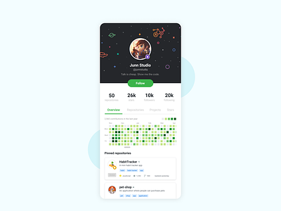 Github Profile Redesign