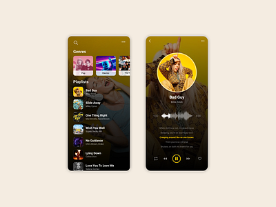 Music App app daily ui design minimal mobile mobile app mobile design music music app music player music player app music player ui ui user experience user interface ux
