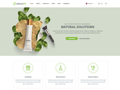 NaturaLife | Health & Organic WordPress Theme