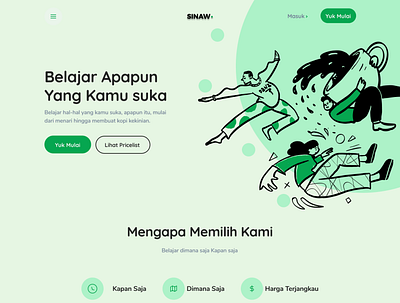Landing Page (Mas Kukuh) design ui ux web website