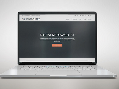 Creative WordPress template for Business Websites