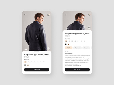 Fashion online shop - Mobile App app design fashione onl store ui ux web