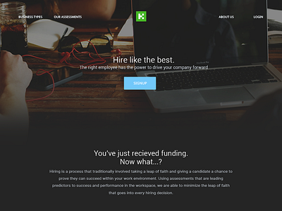 Kivvik Startup Landing Pg [WIP] branding hiring jobs landing recruiting ui ux