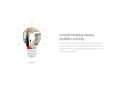 Kivvik - Problem Solvers [WIP] branding idea identity lightbulb lightning thinking ui ux