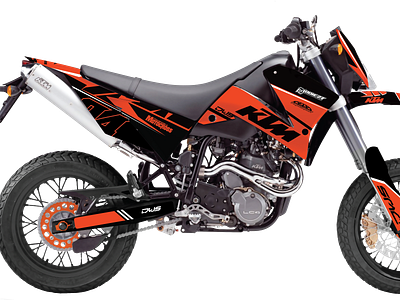 KTM LC4 640 design graphics kt motorcross mx