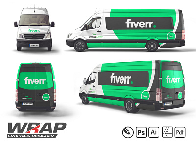 VAN MOCKUP WRAP design