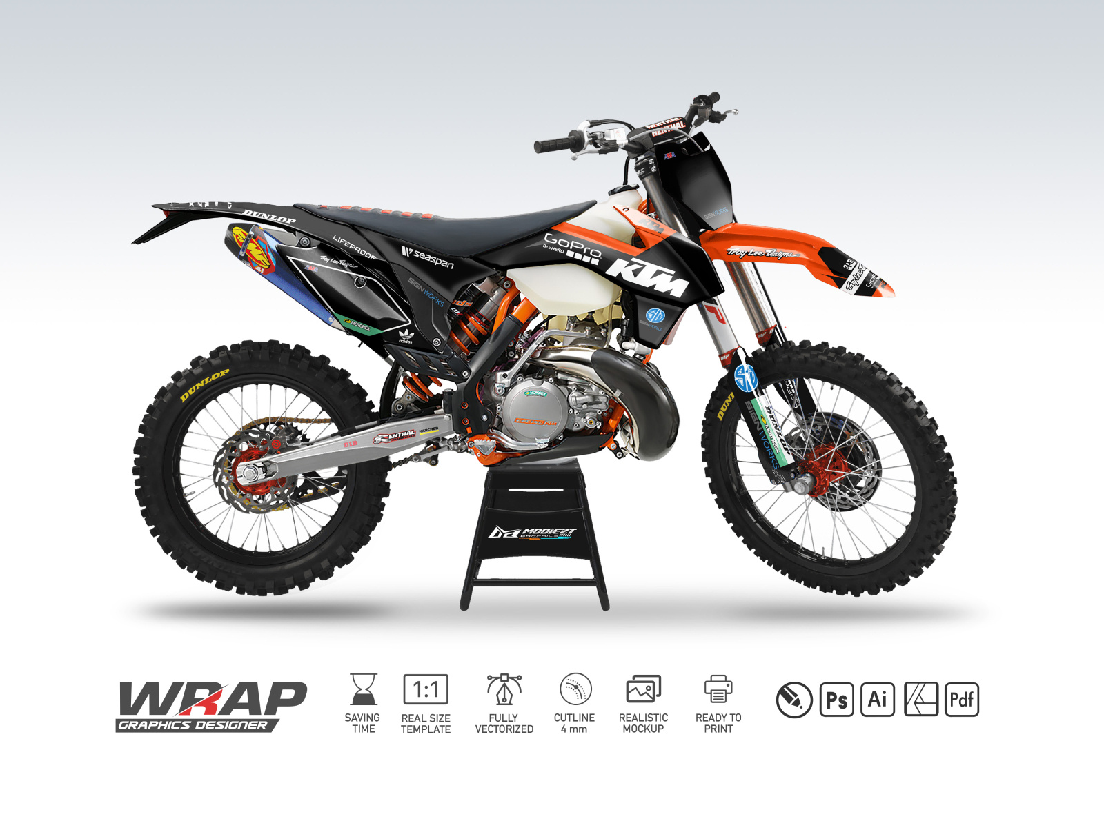 KTM 300 XCW 2014 01 copy by modzgrpx.id on Dribbble
