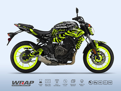 YAMAHA - FZ & MT-07 2021-2023 - TEMPLATE