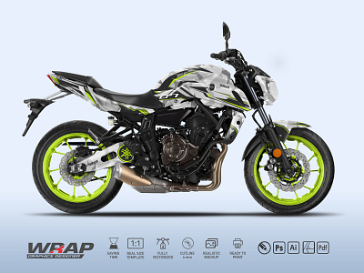 MT07 2019 CAMO camo camouflage decal design geometric kits mt07 stiker wrap yamaha