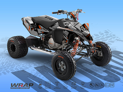 KTM QUAD atv 450 sx atv 2009 GREY copy