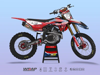 HONDA CRF 450-2021 MOCKUP 2021 450 crf design honda mockup print vinyl wrap