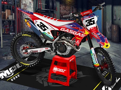 GASGAS 450 2019-2022 450 catalog decal design enduro gasgas graphics mockup motocross mx print store wrap