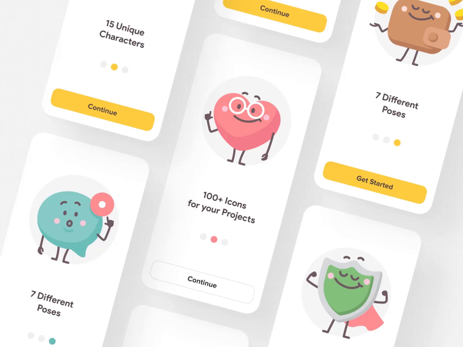 Tinies I by Anna Novikova for UI8 on Dribbble