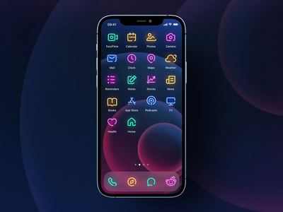 Customize Your Ios 14 Home Screen With These Trendy Icon Sets Dribbble Design Blog