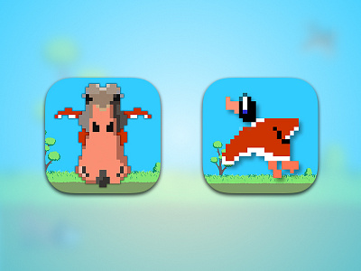 Duck Icon app app icon duck duck hunt game hunt hunter icon ios ipad iphone play