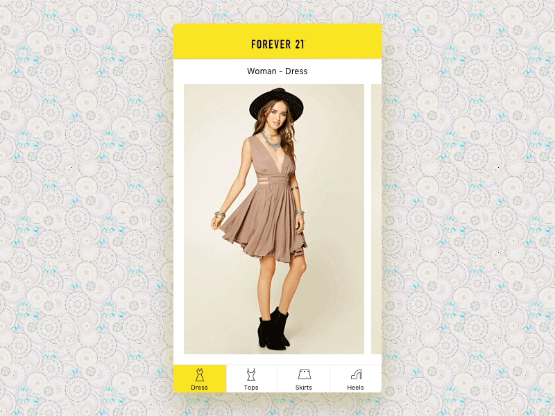 Weekly challenge 6 - Pop-up dress fashion forever 21 pop up pop up popup swipe yellow