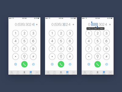 Weekly Challenge 7 - Famous App Redesign (iOS Keypad) call enhanced interaction ios iphone keypad phone tweak ux