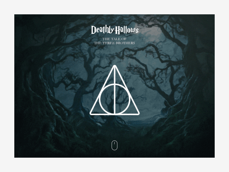 Deathly Hallows Scroll Animation (Freebie) 3 animation brothers deathly elder wand hallows harry invisibility cloak potter resurrection scroll stone