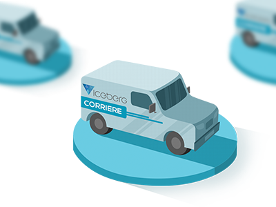 Delivery Van icon courier delivery van dental flat icon graphic icon post van