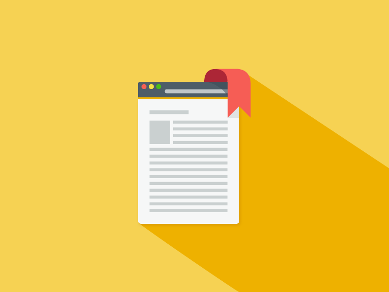 Bookmark by Pank on Dribbble