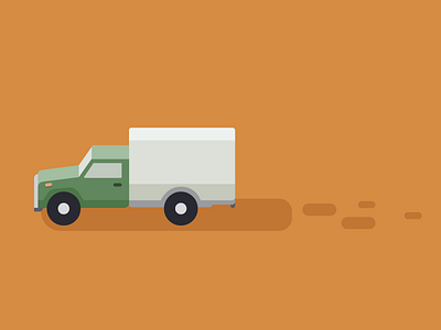 Truck flat flat design graphic truck