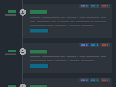 Timeline UI design flat design flat ui graphic iconography icons timeline ui user icon