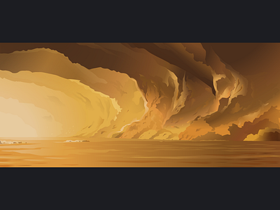 Mad max : Fury Road Horizon cars dust fury road graphic horizon illustration mad max storm