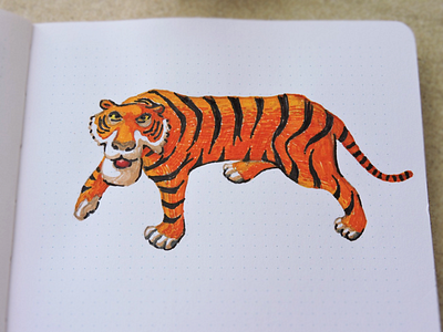 Shere Khan comic handdrawn illustration junglebook sherekhan sketch tiger