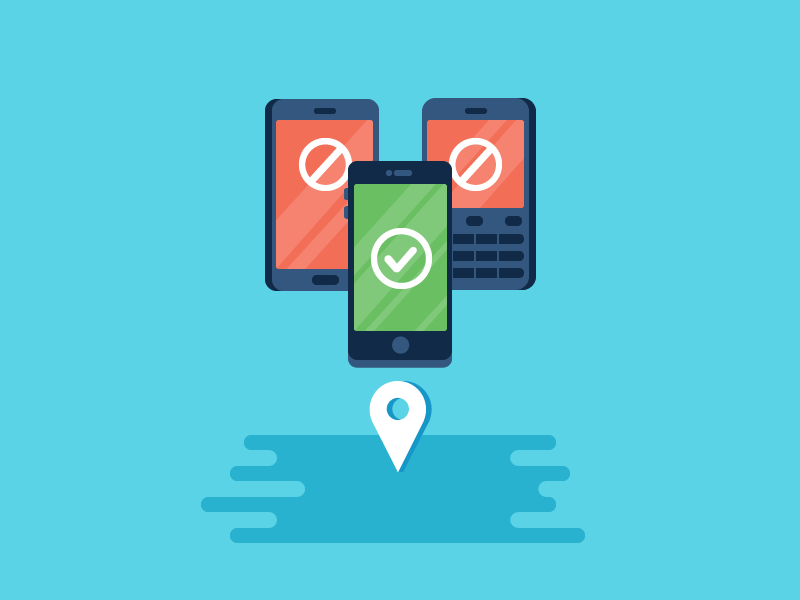 Checked vs Forbidden Devices by Pank on Dribbble