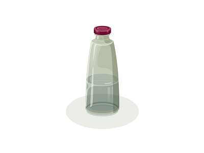 Water Bottle Illustration bottle glass graphic illustration water