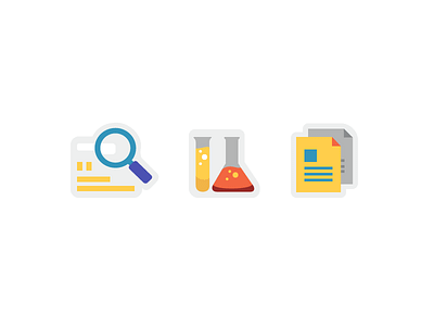 Search Test Document document flat design icon design iconography search test