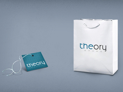 Theory Identity - Price Tag, Shopping bag graphic design icon design icons identity logo design pank.in pankaj juvekar pankdesigns price tag shopping bag theory