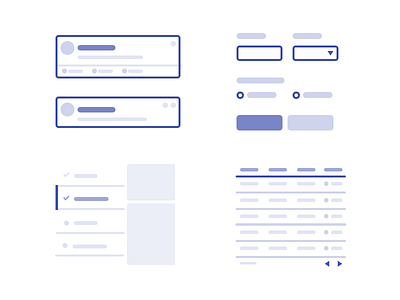 Workspace Components - Entities, Forms, Details Nav, Tables buttons cards components forms labels navigation tables