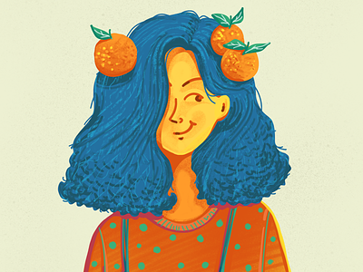 DrawThisInYourStyle clementine drawthisinyourstyle girl oranges
