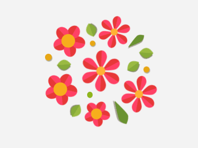 blooming animation bloom flat flower gif ui